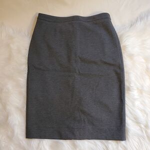 NWT J.Crew Stretch Twill No. 2 Pencil Skirt, Gray, 2